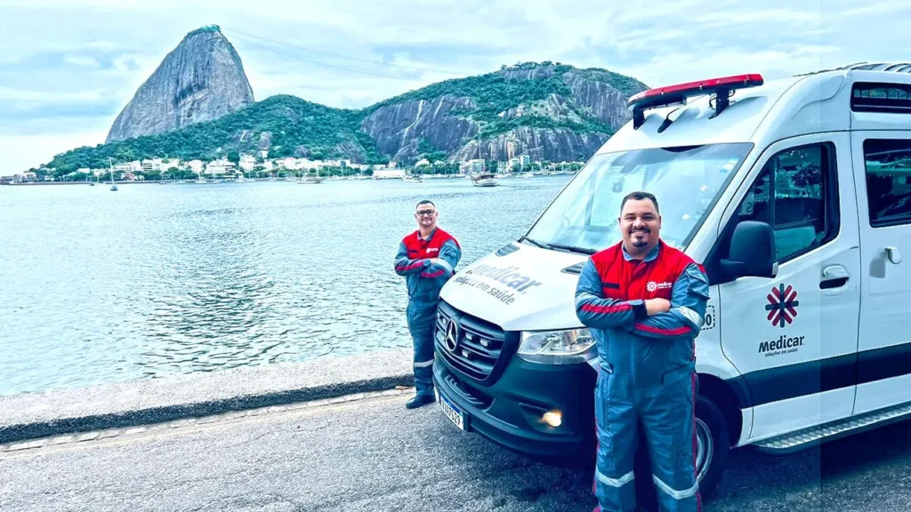 Empresa de locação de ambulância no Rio de Janeiro com equipe Medicar