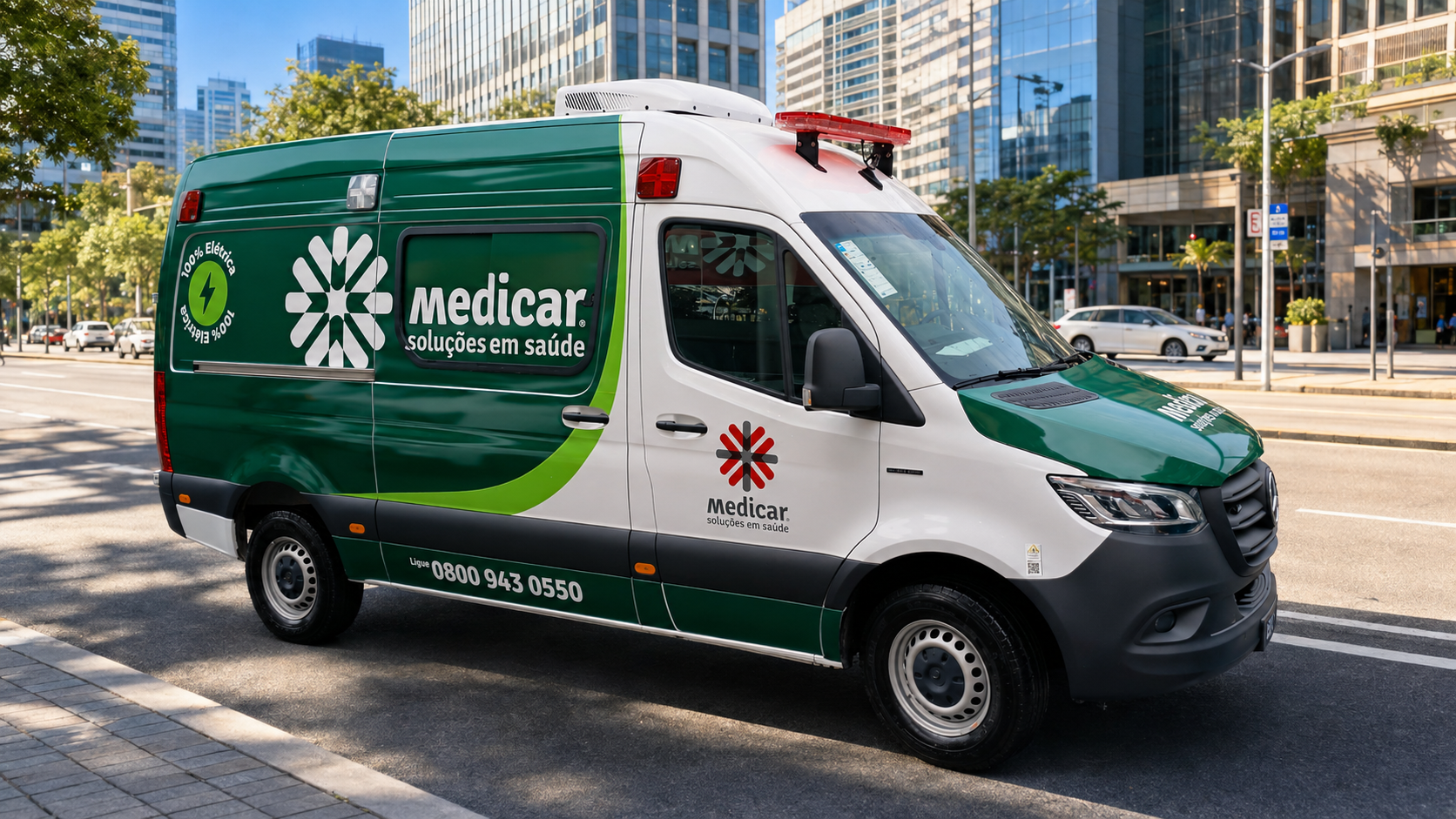 ambulancia eletrica medicar
